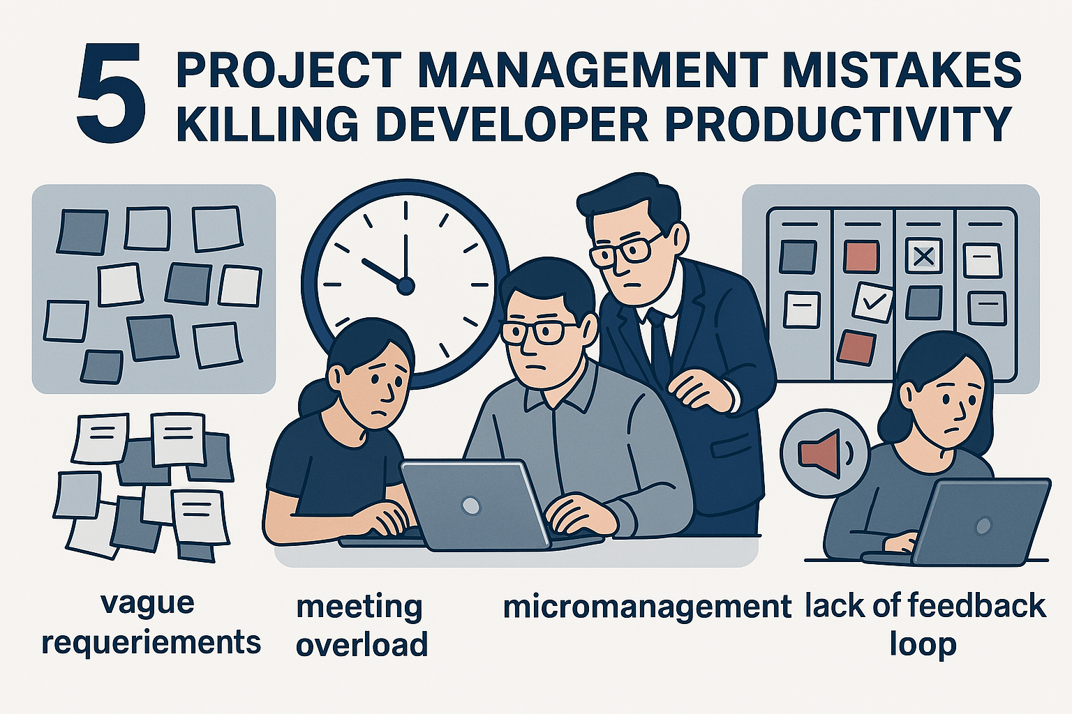 5 Project Management Mistakes That Kill Developer Productivity
