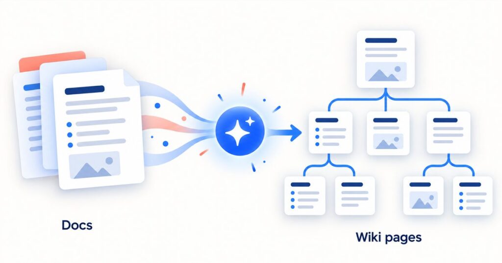 Requirement documents turned into a tree of wiki pages
